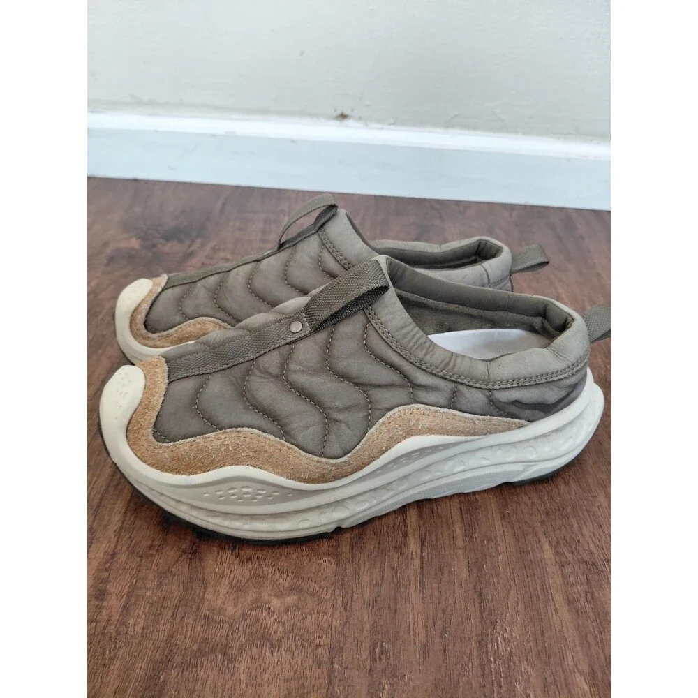 Hoka One One Ora Primo TP Antique Olive Oat Milk Unisex Men Sz 9.5 Women Sz 10.5